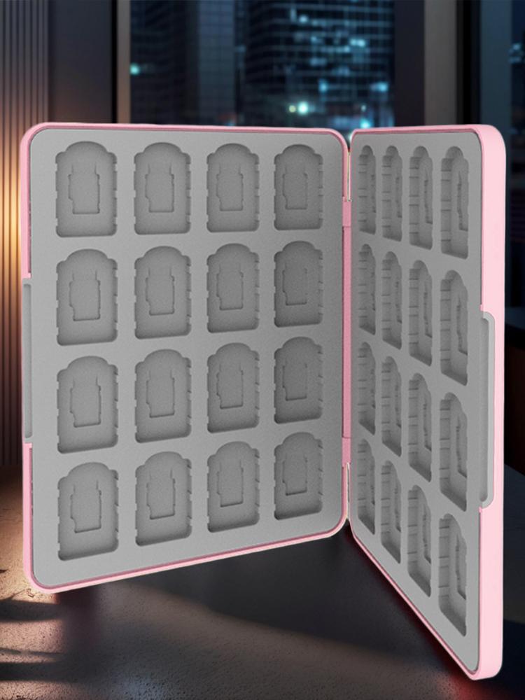 Game Card Case with 32 Game Card Slots Portable Game Protective Organizer Game Storage Box for Nintendo Switch2 2025/OLED/Lite