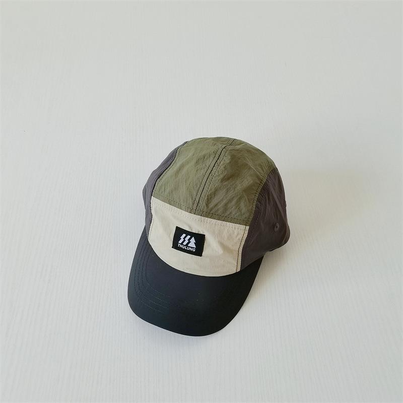 Кепка детская новая весенне-летняя универсальная бейсболка с подходящим цветом тонкая дышащая солнцезащитная шляпа