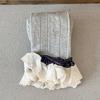 Ruffled Girls Lace Leggings Cotton Children Ankle-length Pants Toddler Ruffle Tights  1-6 Years Old