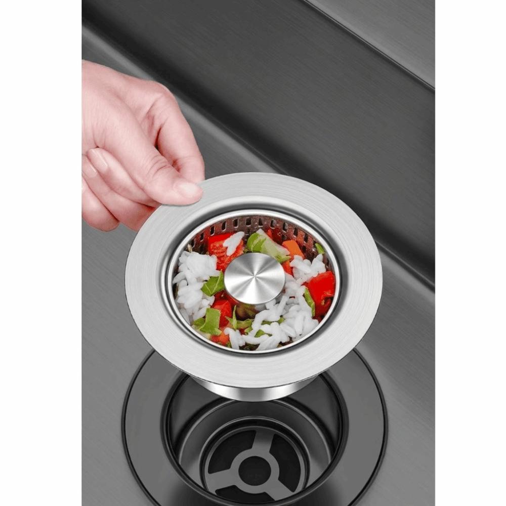 Rust-proof Kitchen Sink Drain Strainer Durable Sink Strainer Drain Basket Kitchen Sink