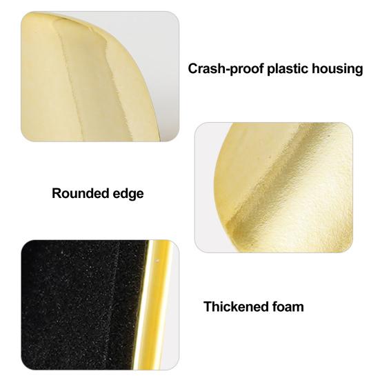 Mini Soccer Shin Guards for Kids Adults Hard Anti-Collision Miniature Shin Pads EVA Foam Padding Calf Protector for Football Training