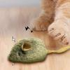 Realistic Simulation Mouse Cat Toy Automatic Squeaky Kitten Interactive Toy Bite Resistant Plush Mice Relieves Boredom Cat Supplies