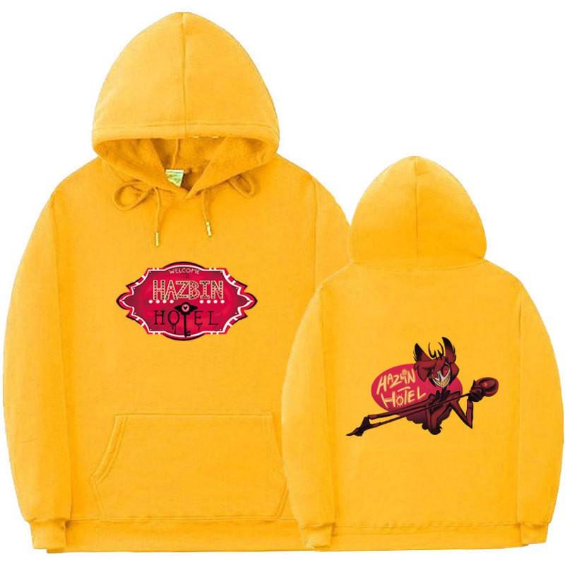 Hazbin Hotel Hoodie Unisex Oversized Cotton Sweatshirt Casual Wear