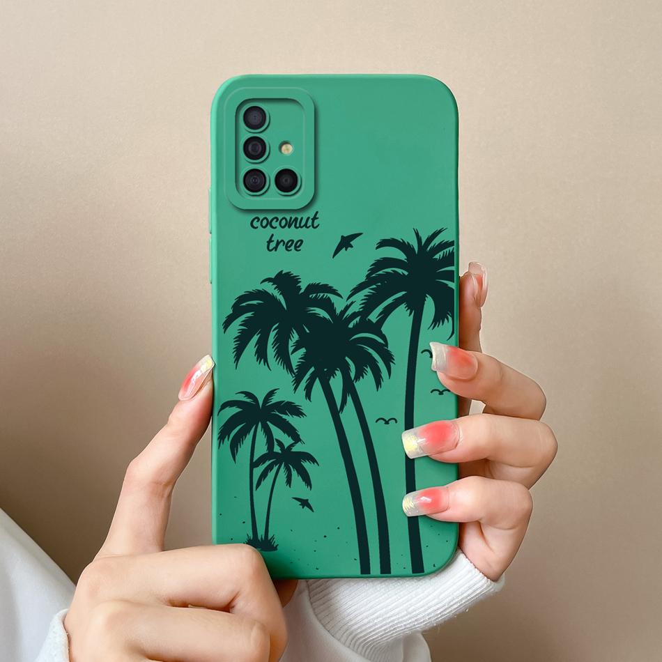Чехол для телефона Samsung Galaxy A51 A71 A31 Мультяшный Чехол с полной защитой Для Samsung A 51 71 31 Мягкая Жидкая Силиконовая Задняя Крышка