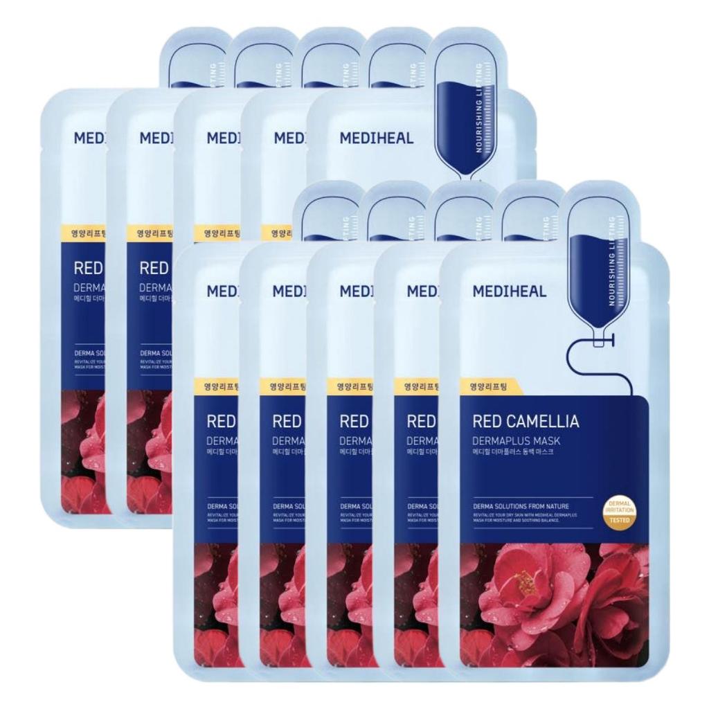 Mediheal Derma Plus Camellia Nourishing Firming Mask Sheet 22ml 10 Sheets