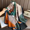 180*90cm Muffler New Luxury Brand Scarf Women Shawls Wraps Spring Hijab Bufanda Foulard Female Bandana Beach Stoles  Silk