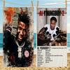 YoungBoy Never Broke Again Пляжное полотенце Цветные банные полотенца для девочки Быстросохнущие Индивидуальное Без песка Пляж Йога Спа Тренажерный зал Бассейн