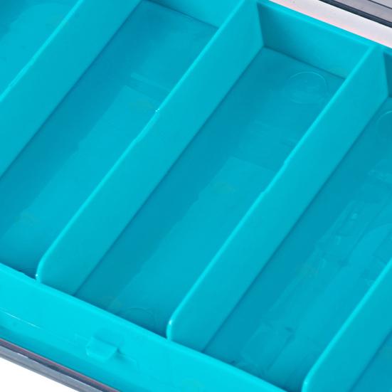 Двусторонняя коробка для приманок большой вместимости, легкая, из АБС-пластика, с отсеками, для рыбалки