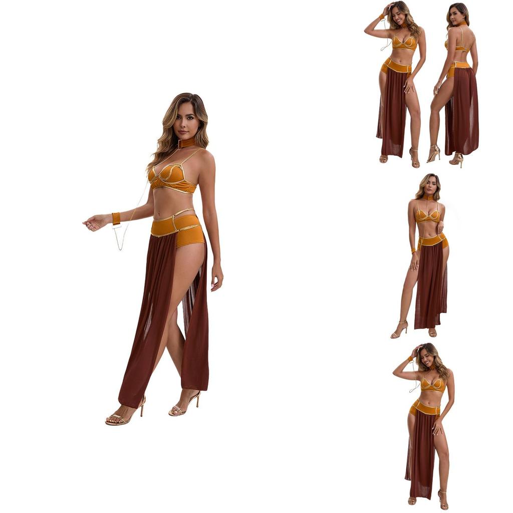 Star Wars Princess Leia Cosplay Dress Egyptian Style Long Dress For Themed Events And Cosplay