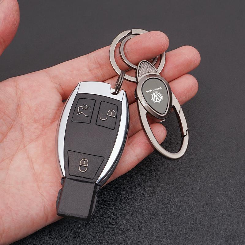 Car Emblem Alloy Keychain Key Holder For VW Golf Amarok T5 Phaeton GTI Teramont ID3 T-Cross Passat Polo Keychain Pendant Jewelry BO0