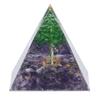Crystal Pyramid Orgone Pyramid Home Handicraft Ornaments for Energy Healing Calmness
