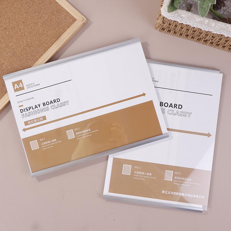 Настенный держатель для знаков формата A4 8,5 x 11 дюймов, акриловая подставка для меню, бумаги с ценами, фотографий, постеров, листовок для ресторана