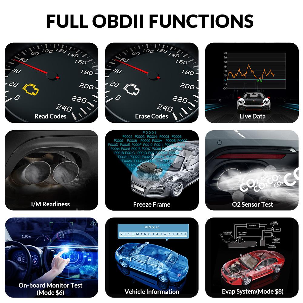 LAUNCH X431 CR3008 PLUS Полный OBD2 Диагностические Инструменты Автомобильный OBD OBD2 Автомобильный Сканер Проверка Двигателя Аккумулятор Бесплатное Обновление Онлайн