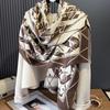 Casual Versatile Scarf To Keep Warm, Outer Coat Shawl, Winter High-End Warm Scarf