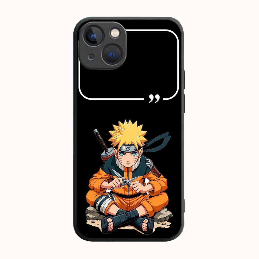 Черный чехол B-34 Naruto для OPPO A5 A9 A15 A16 A55 A94 A95 A96 Reno 6 7 8 10 5G Realme 7I 8I C30 C31 VIVO V23E V25 V27 Pro Y20S Y17S