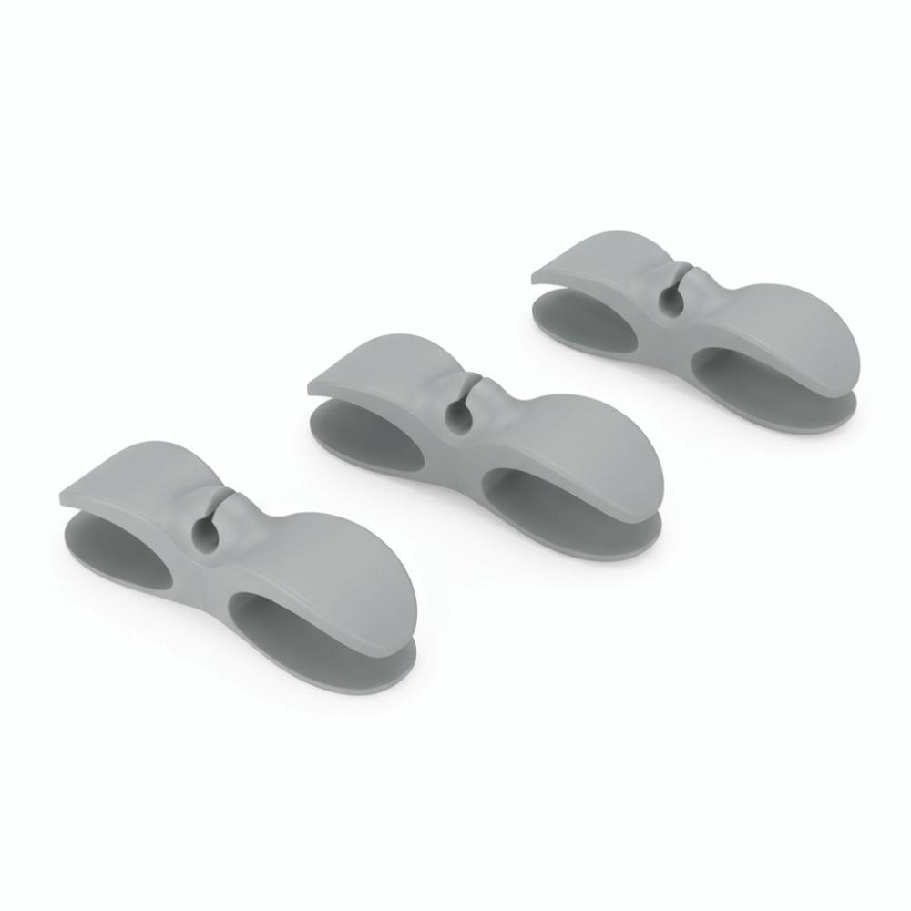 Data Line Clip Self Adhesive Cord Cable Organizer Wall Mount Silicone Wire Cable Holder Anti-Slip Cord Fixer Mobile Charger