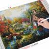 Алмазная вышивка сад полный квадратный круглый рукоделие алмазная живопись пейзажная мозаика дом горный хрусталь комплект домашний декор