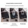 Compact Pour-Over Coffee Scale with Timer - Small Electronic Kitchen Scale for Precision Weighing