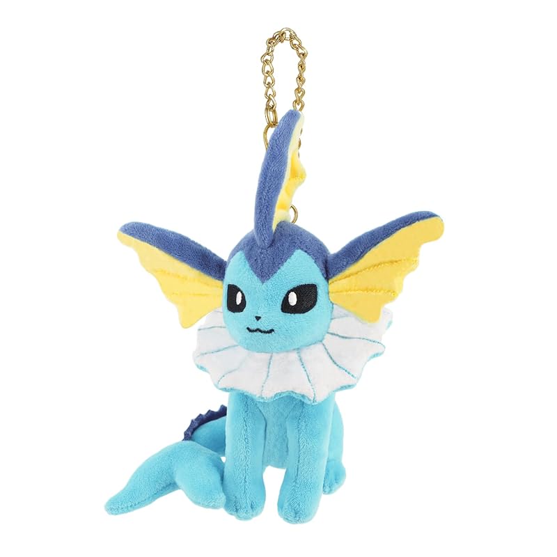 Sanei Boeki Коллекция ВСЕХ ЗВЕЗД Pokémon Вапореон (Талисман) Ш15×Г9×В16,5 см Плюшевая игрушка PM56