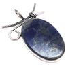 Pendant Lapis Lazuli Gemstone Handmade Mother's Day Gift Silver Jewelry 2"