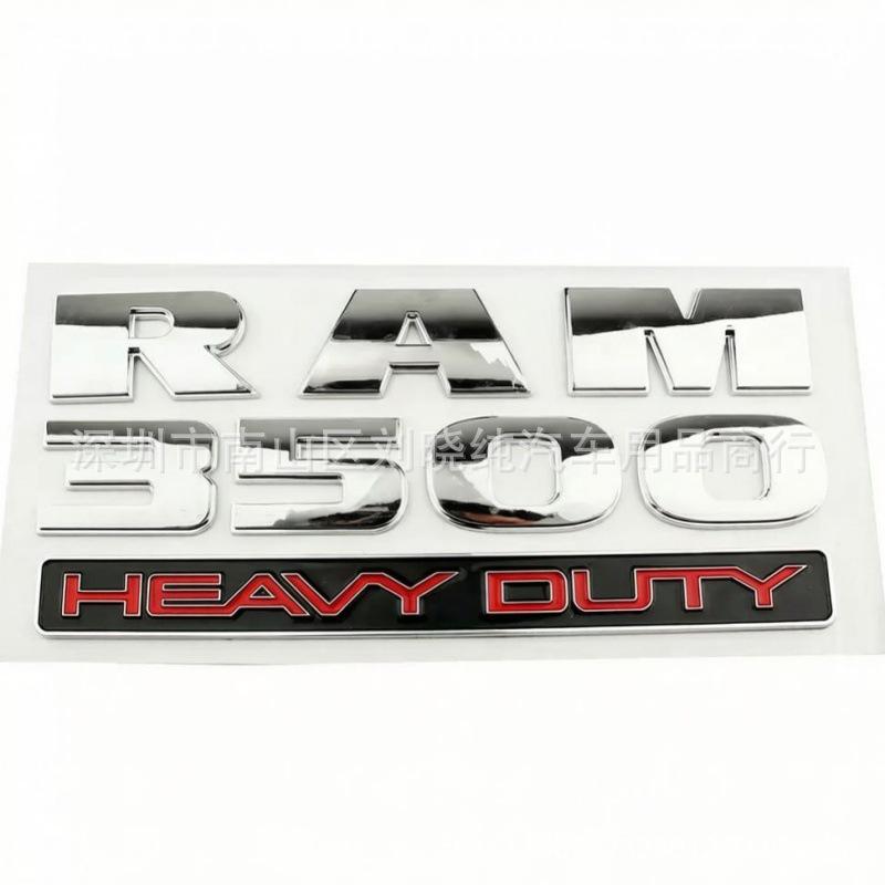 Подходит для Dodge RAM 1500/2500/3500 Пикап Heavy Duty: Модифицированная эмблема автомобиля Наклейка на боковое крыло