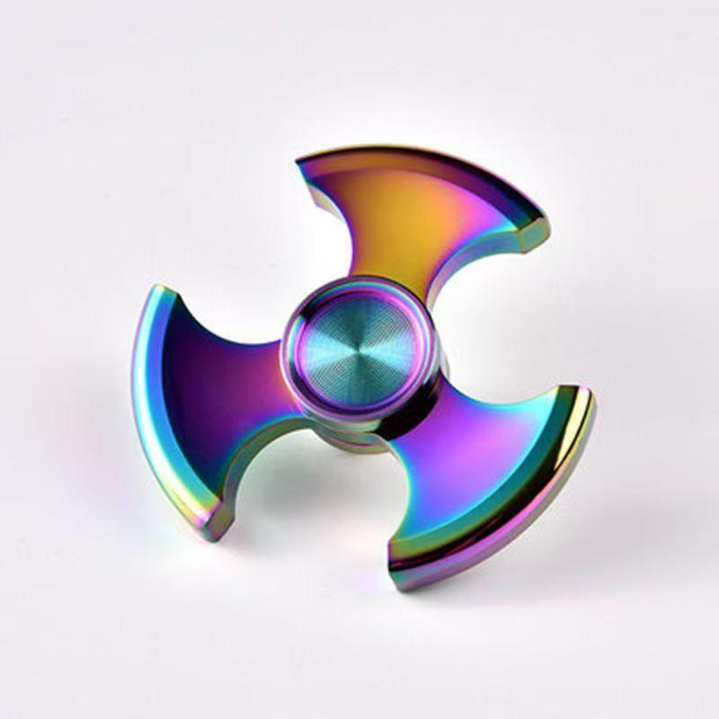 Нержавеющая сталь Fidget Spinner Игрушки для снятия СДВГ Тревоги Стресса EDC Крутые Гаджеты Взрослые и Дети Высокое Качество Изысканные Подарки