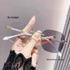 Фотохромные безободковые очки для чтения с защитой от синего света для женщин, Универсальная защита от миопии без макияжа, HD-четкость.