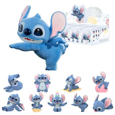 TOP TOY Серия Дисней Стич Коробка Гачапон Сюрприз Фигурки Мягкий Винил ПВХ Премиум Игрушки Подарок на День Рождения Стич Рождественский Подарок "Genki Yoga"