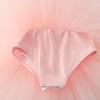 Cross Strap Baby Girl Ballet Skirt Short Sleeve Party Dance Dress Ballet TuTu Dress  Photo Shoot