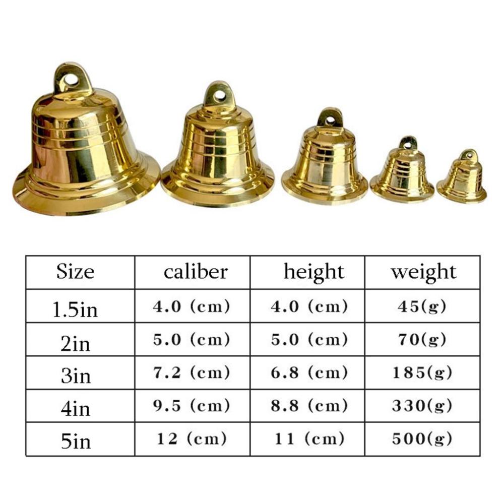 1 шт. Чистая медь подвесные колокольчики качественные утолщенные медные колокольчики колокольчики поделки колокольчики для подражания ветру колокольчик для пастбища