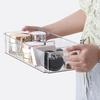 2 Tier Pull-out Under Sink Organizer Multipurpose Closet Storage Container Clear Acrylic Stackable Drawer Kitchen Organizer Tray