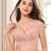 Кружевной бюстгальтер пуш-ап женский 32D чашка плюс размер бесшовный бюстгальтер без косточек без губки тонкий регулируемый бюстгальтер с широким плечевым ремнем