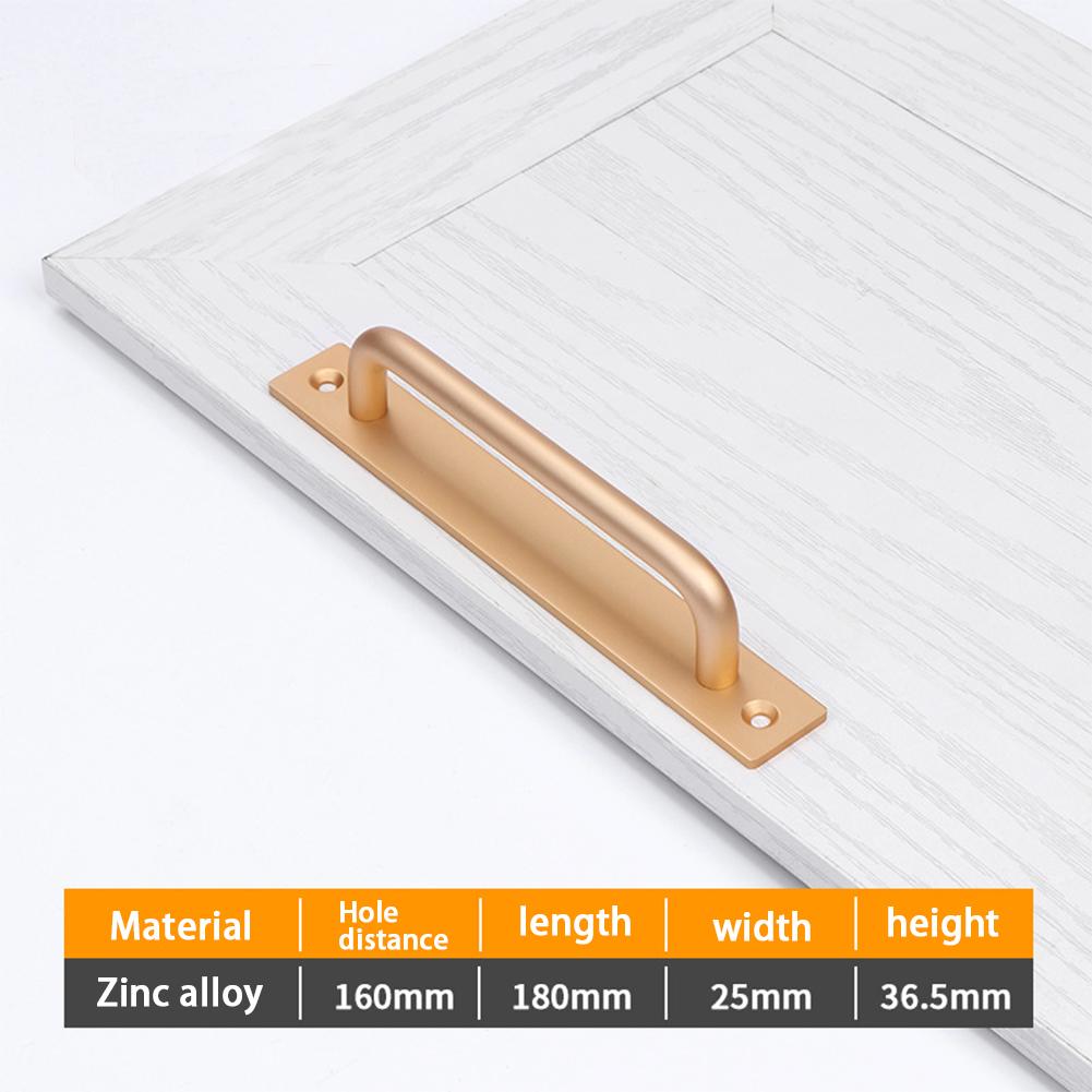 1 шт. Металлическая прочная ручка для двери амбара, ручка с длинным основанием, ручка с длинным основанием для ворот гаража