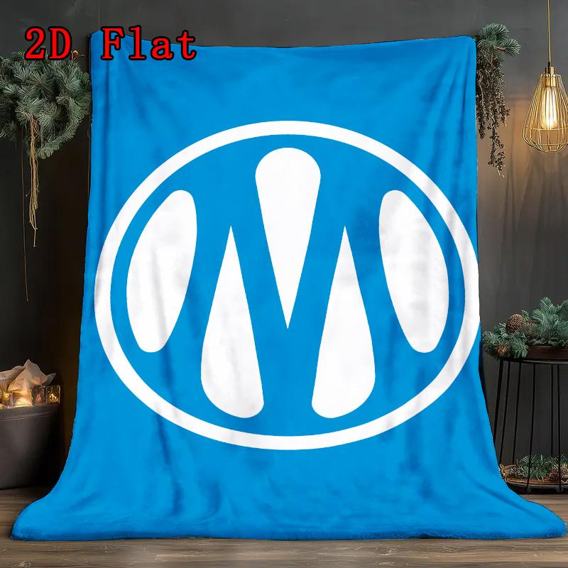 Marseille 2D Flat Pattern Flannel Blanket High quality All Seasons Warmth and Comfort Perfect for Christmas Gifts.
