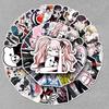 50 Мультяшных Наклеек Danganronpa для Дневников, Багажа, Телефонов, Ноутбуков и Бутылок для Воды - Водонепроницаемые Украшения.