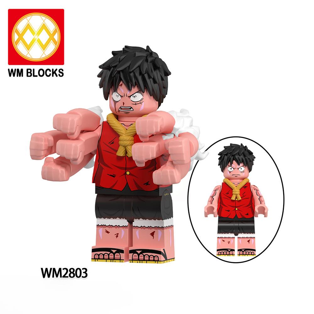 Аниме Персонажи Конструкторы Игрушки Набор Развивающие Фигурки Коллекция Рождественский Подарок для Детей Мальчиков