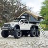 1/24 Ford F150 Raptor Diecast Trucks,  F150 Pickup Truck with Sightseeing Cabin, Pull Back Truck Toys with Light and Sound for Kids Ages 4-8