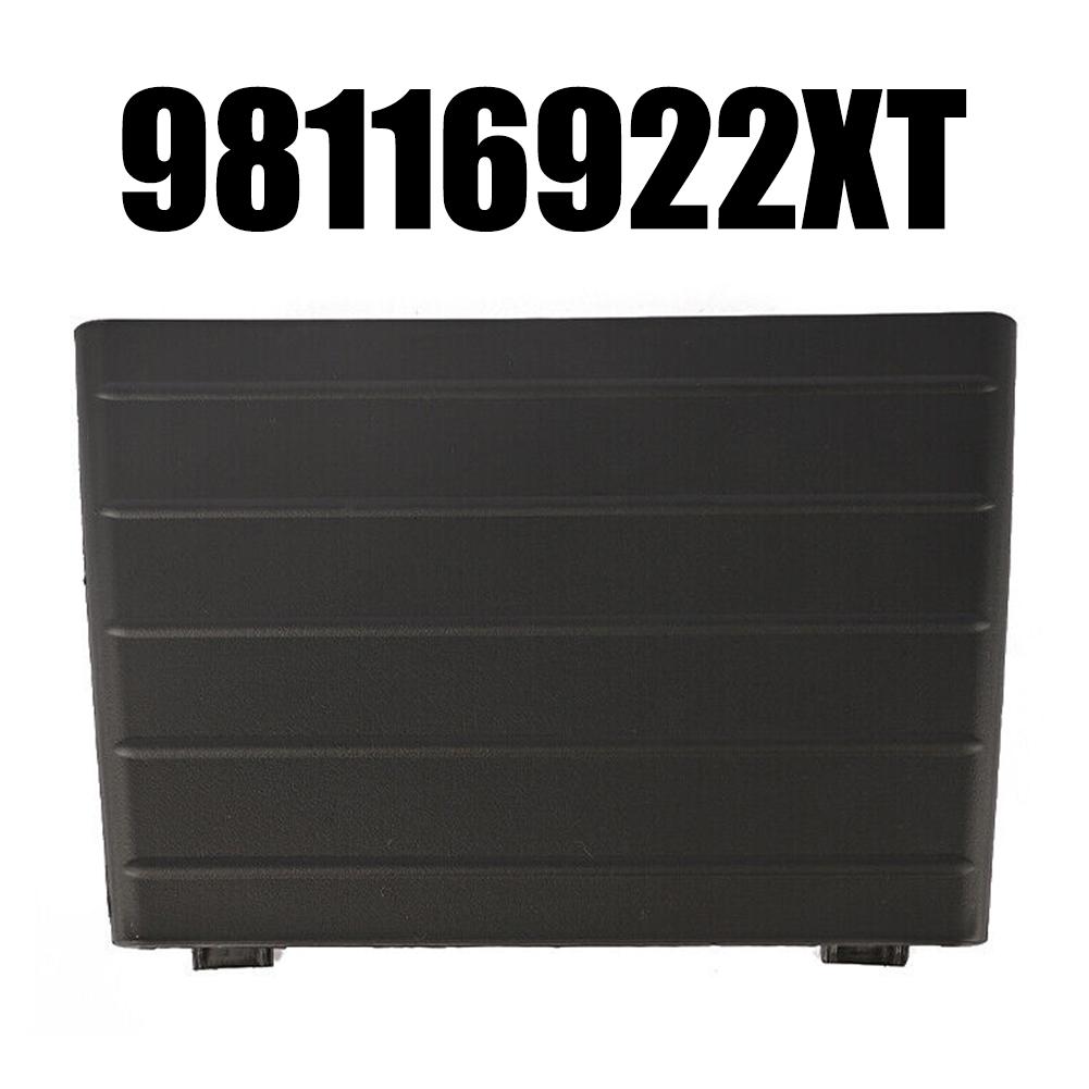 1pc Car Front Bumper Center Grille Cover For 3008 For 5008 2016-19 98116922XT Front Bumper Decorative Cover Accessory