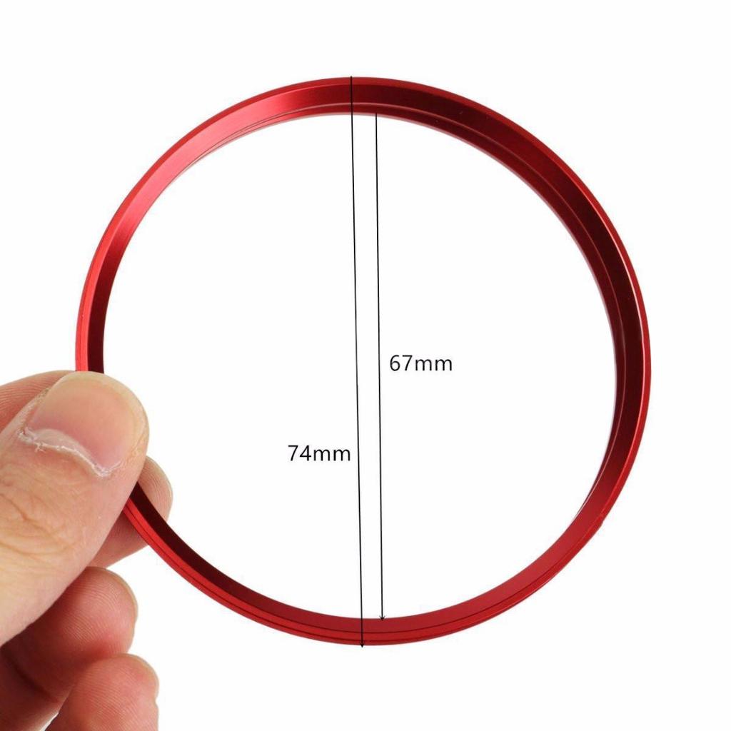 5 шт. красная накладка на выпускное кольцо для Benz A/B/CLA/GLA Class 180 200 220