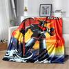 UFO ROBO GRENDIZER GOLDORAK Printed Blankets Warm Blankets Picnic Blanket Home Travel Blanket Birthday Gift