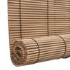 Bamboo Roller Blind Brown 80x160 cm