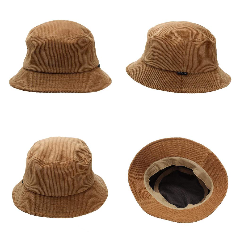 ICHIYON Вельветовая Панама и Альпинистская [14+ ПЛЮС] Мужская Шляпа, Повседневная Осень/Зима, Уличная Мода, Рыбалка, Кемпинг, (ihat0481-be)