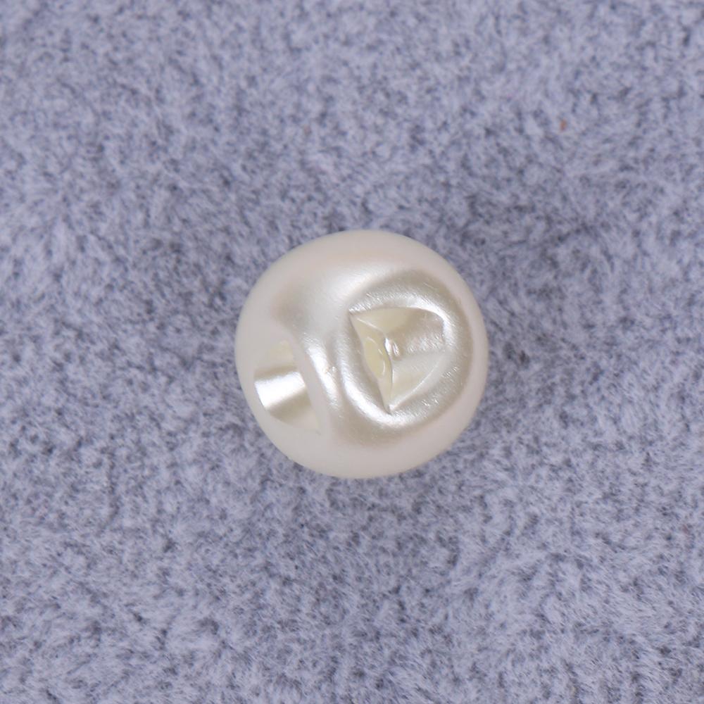 50PCS/100PCS 10mm DIY Crafts Clothing Dress Accessories Scrapbooking Pearl Buttons Sewing