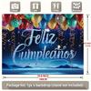 Photography Party Photo Backdrop 1pc - Polyester Party Decor