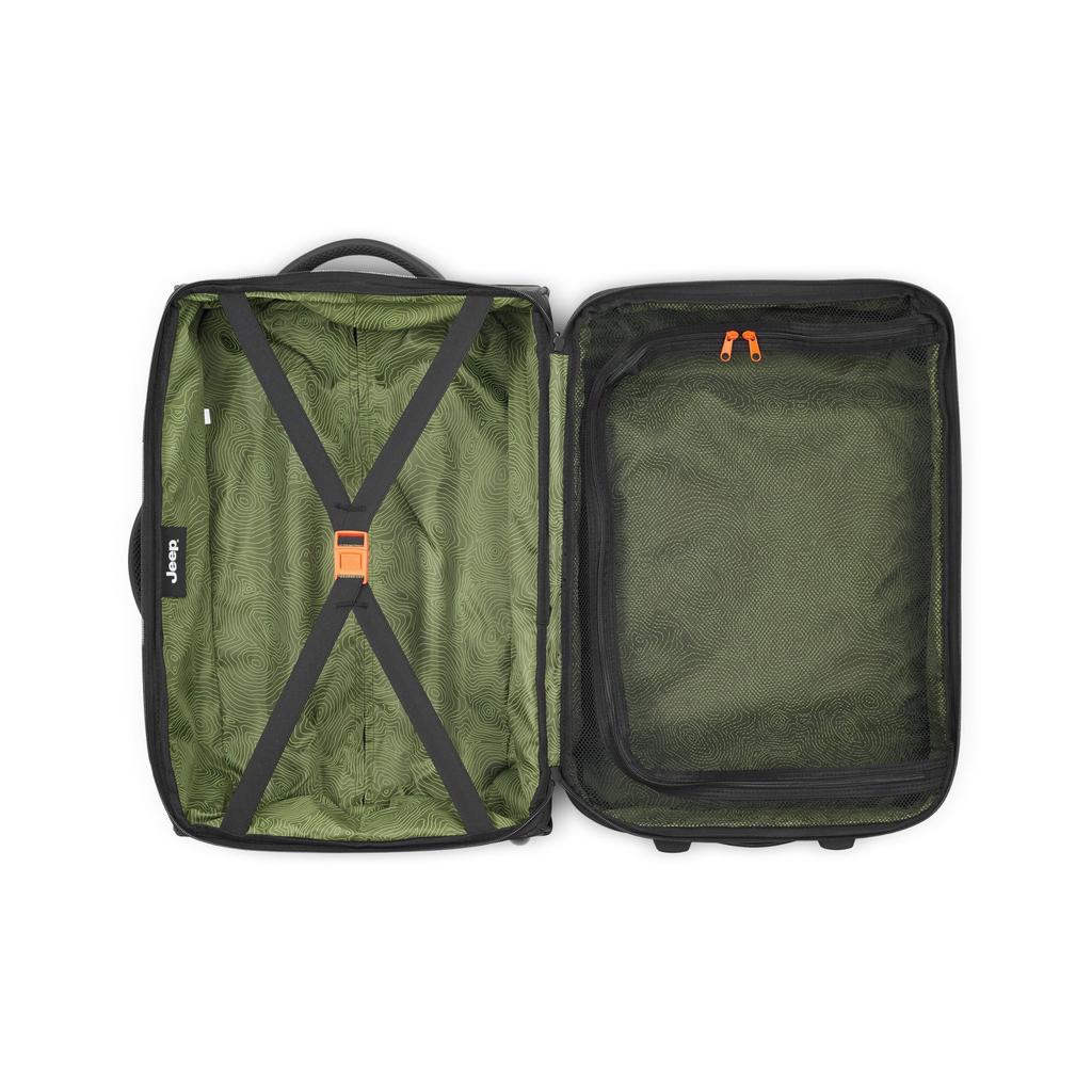DELSEY PARIS JEEP JS007C 55 2W TR Дюфель-сумка, 37л, 55см, 2.4кг, Гарантия 2 года, Ручная кладь, Официальный импорт, J0374021011, Серый
