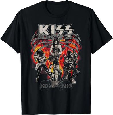 KISS - Футболка Spider Stage Топы Футболка Унисекс