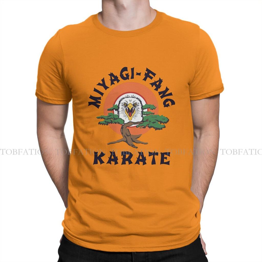 Мужская футболка Eagle MIYAGI FANG KARATE Индивидуальность Футболка 100% Хлопок Графические толстовки Новый тренд