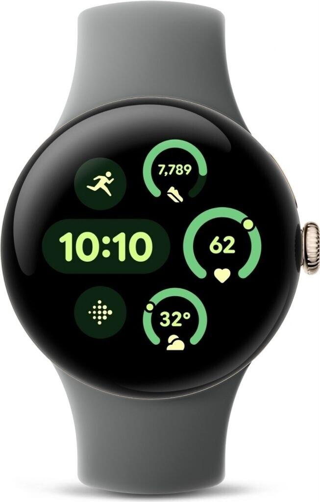 Google Pixel Watch 3 45mm 4G Matte Hazel Sportarmband Hazel