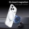 SULADA For iPhone 17 Pro Max Magnetic Case with Kickstand TPU+PC Clear Phone Cover
