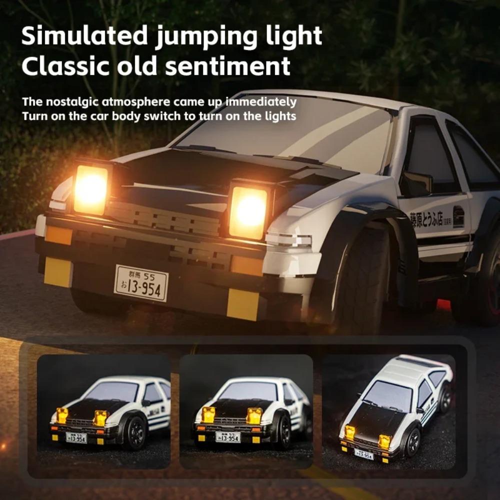 1/64 RC Дрифт-машина AE86 Мини Настольные машинки 2.4G Пульт дистанционного управления 4WD Внедорожный Дрифтинг Гонки Электрические игрушки для детей